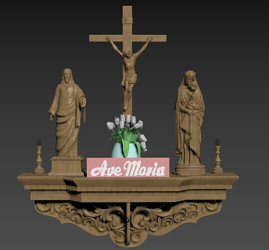 Jesu Maria Free 3D model