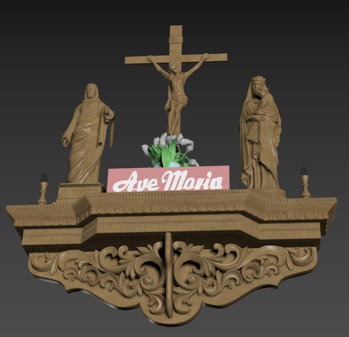 Jesu Maria Free 3D model_3