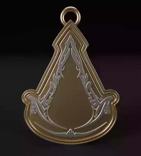 Assassins creed mirage pendant 3D model for 3D print 3D print model