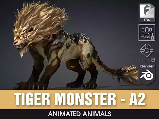 Tiger Monster-A2 3D model