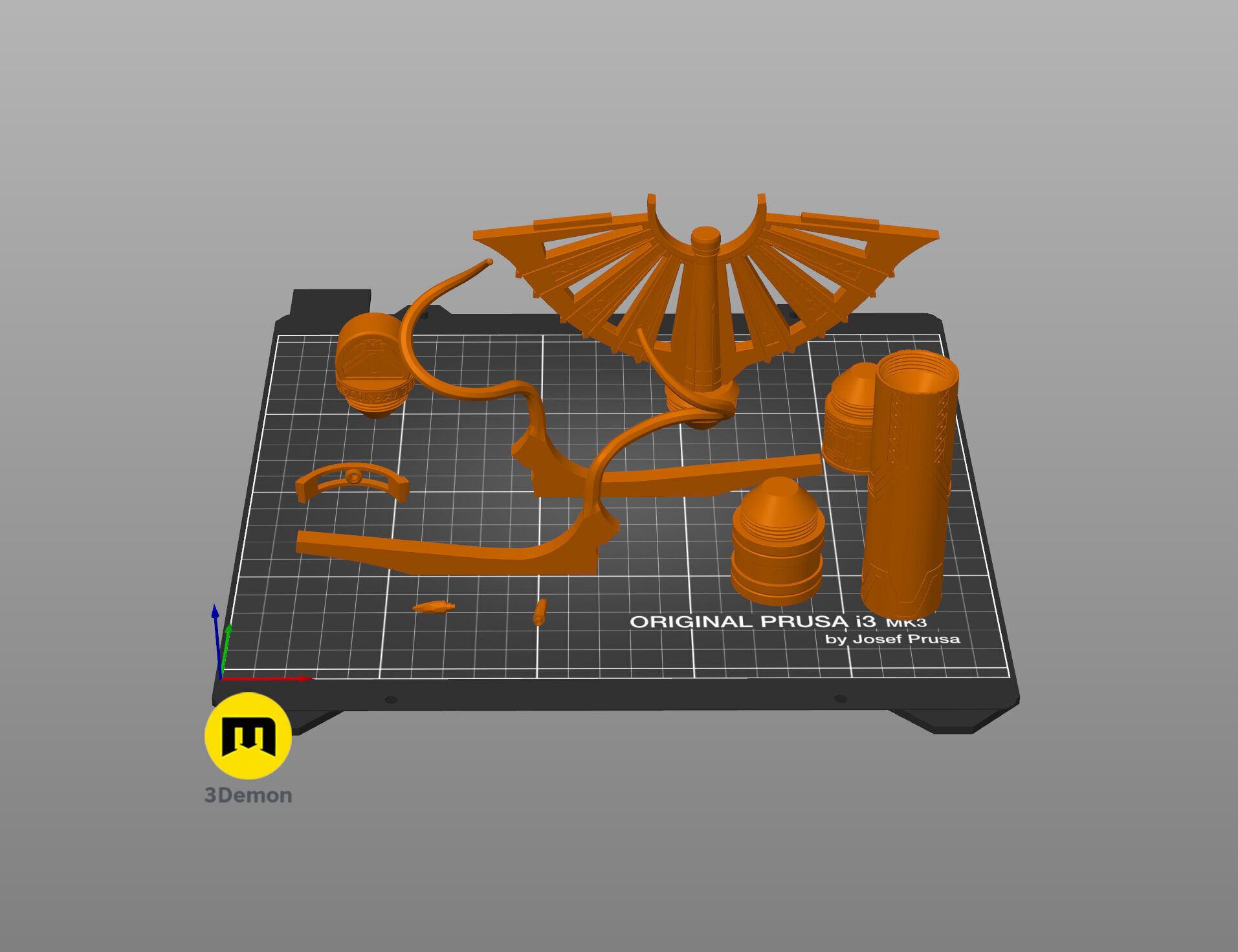 Lord Corvax lightsaber 3D print model_5