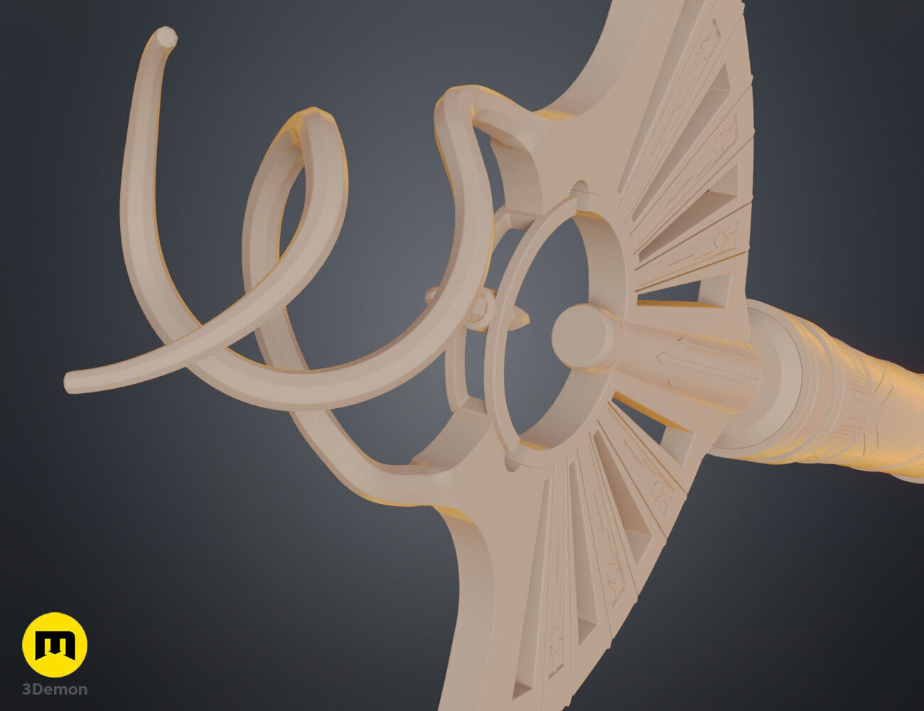 Lord Corvax lightsaber 3D print model_8