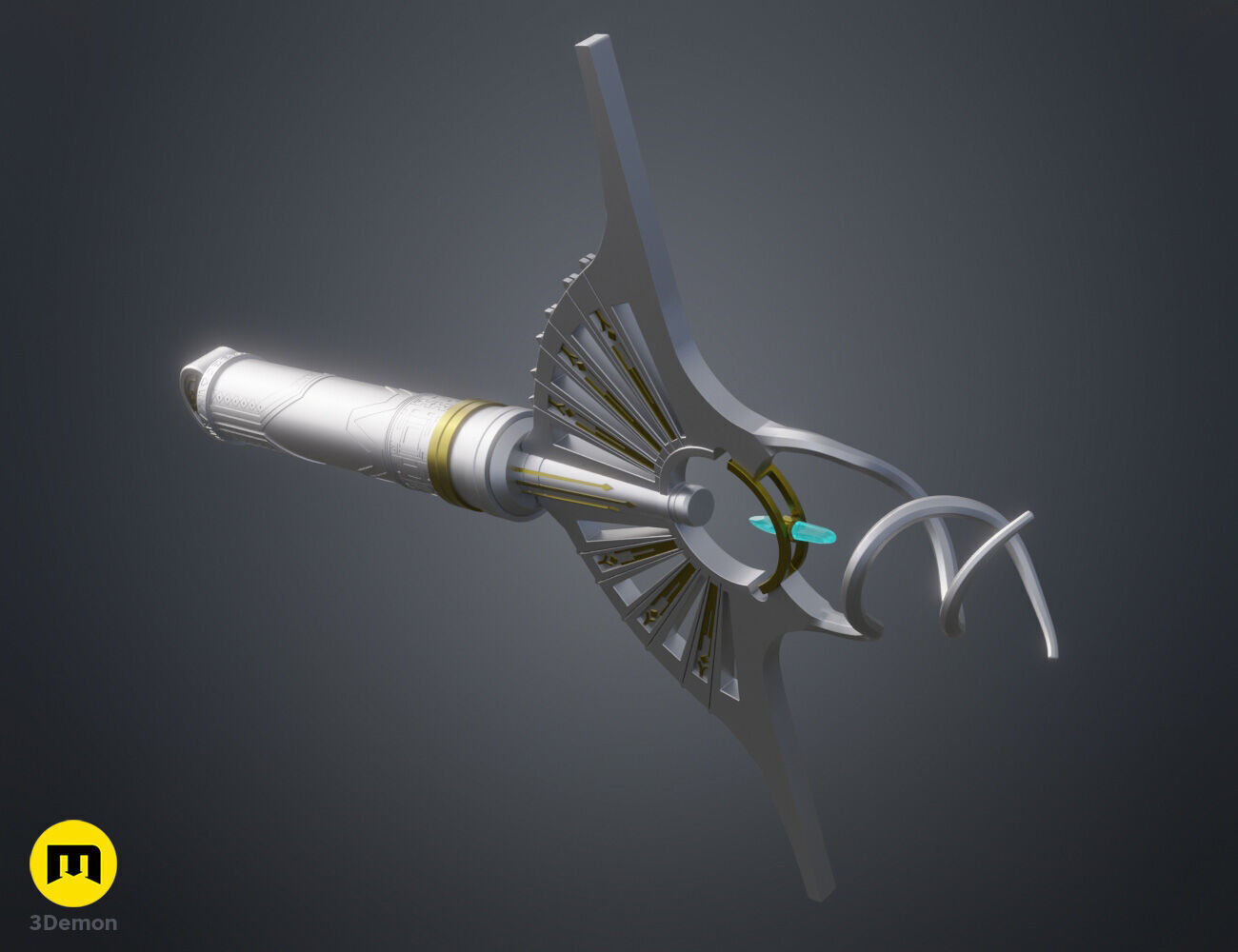 Lord Corvax lightsaber 3D print model_4