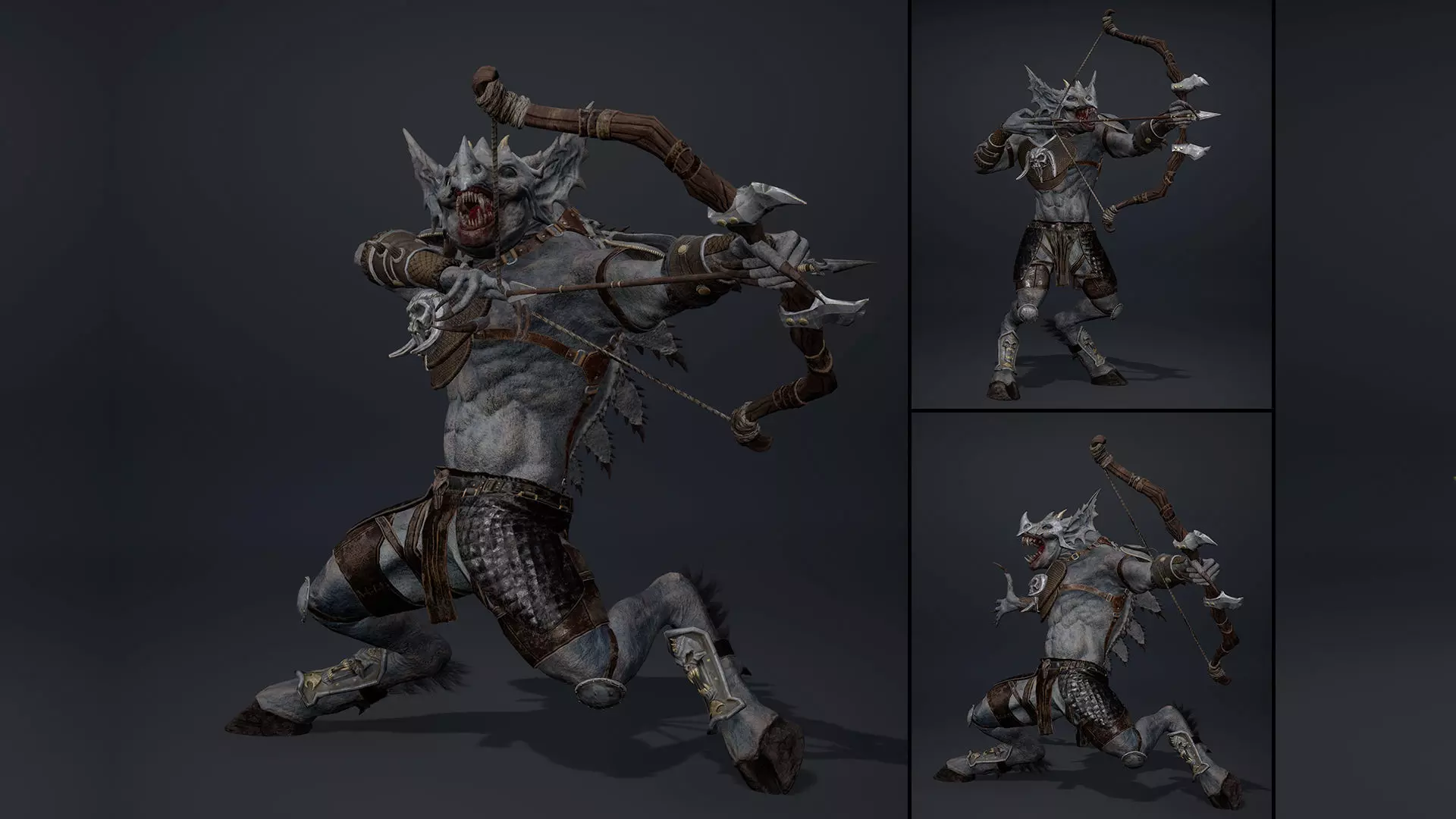 Ember Archer Arm2 Brutal Low-poly 3D model