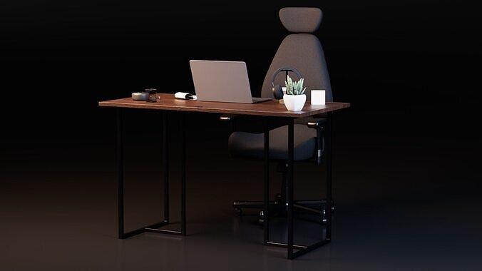 Working Desk 3D model