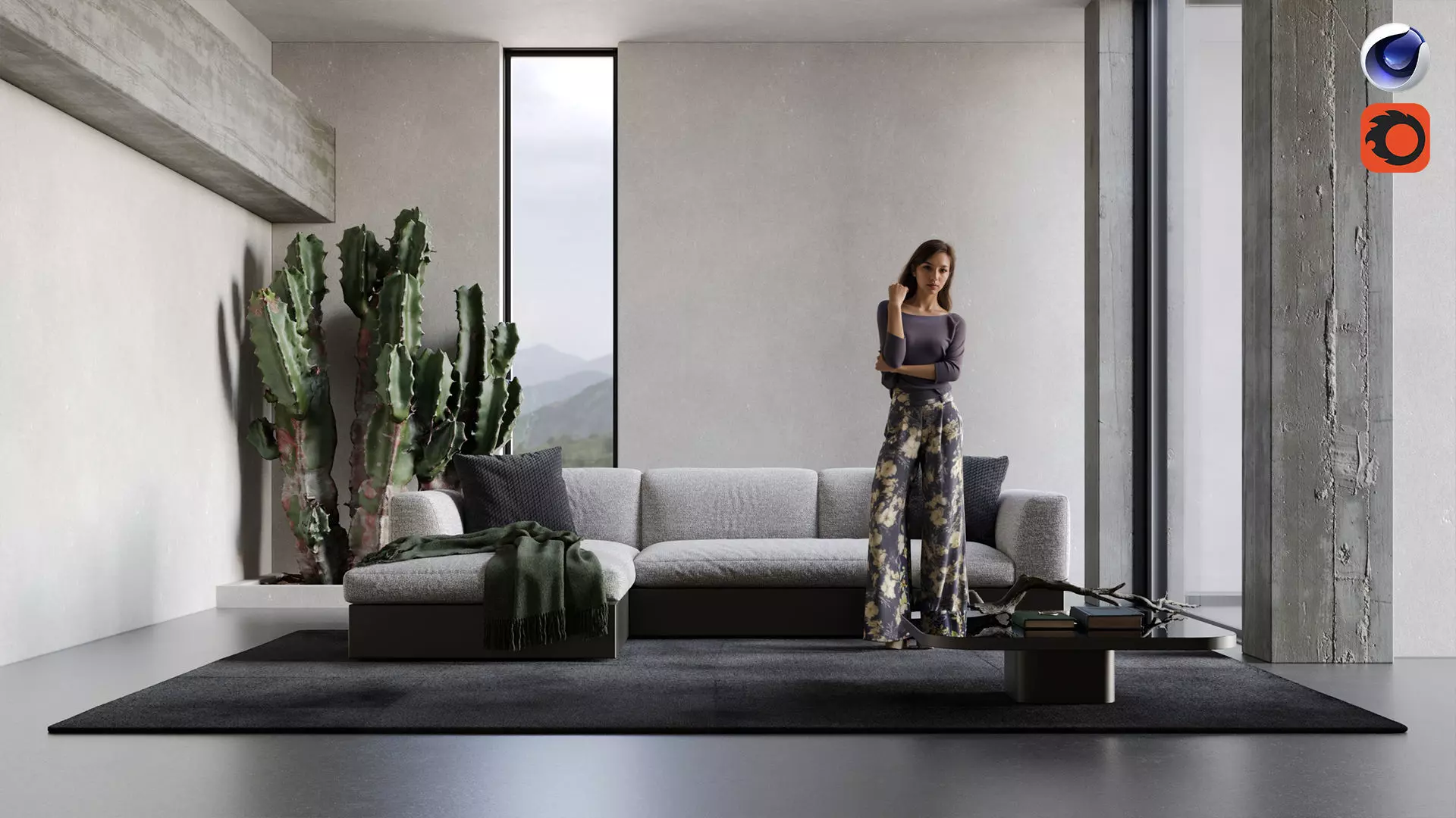 Virtual Location 006 - Cinema 4D Corona scene 3D model 3D model_0