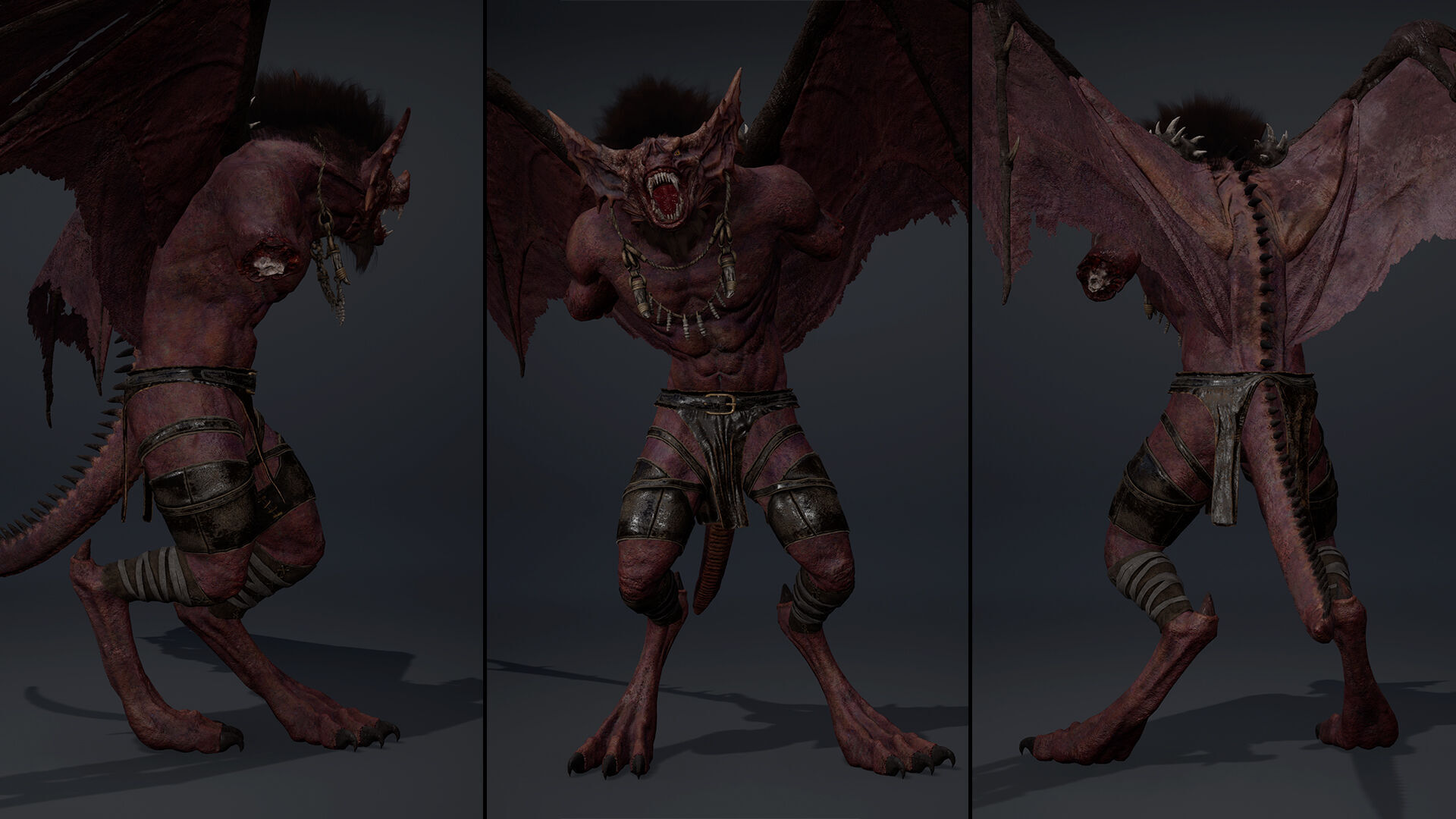 Embermoon NoArms Brutal Low-poly 3D model_6