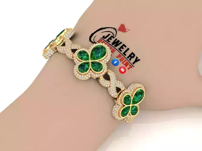 Custom Pear Cross with Infinite Cross Bracelets - Pear Bracelet