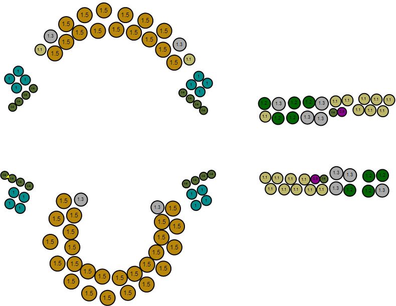 Custom Pear Cross with Infinite Cross Bracelets - Pear Bracelet 3D print model_20