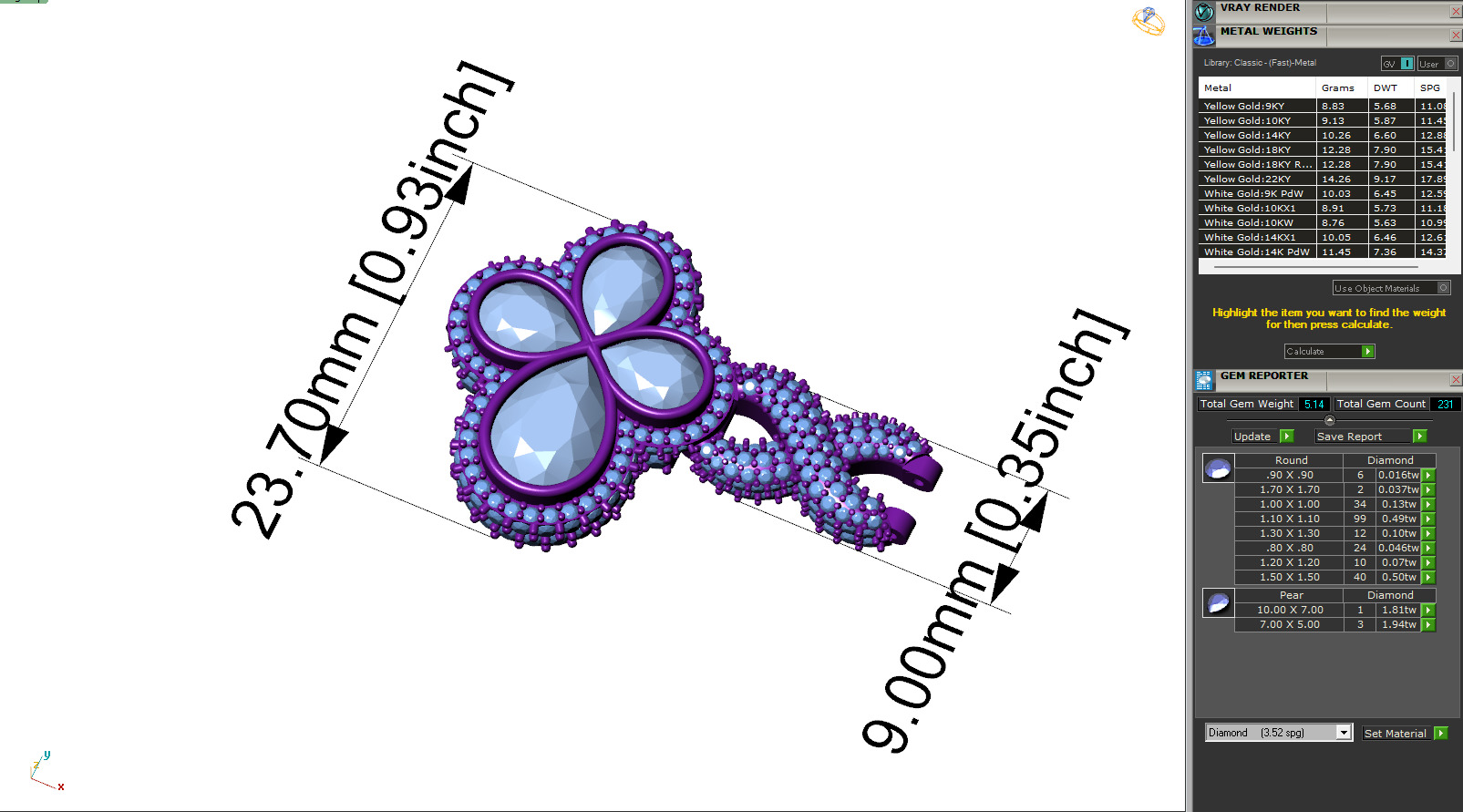 Custom Pear Cross with Infinite Cross Bracelets - Pear Bracelet 3D print model_12