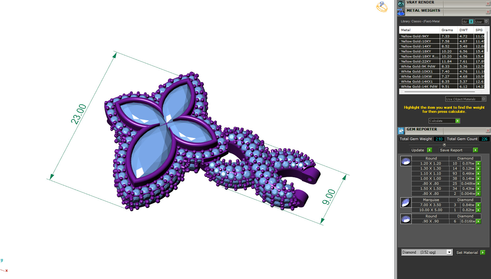 Custom Marquees Cross Infinite Cross Bracelets 3D print model_12