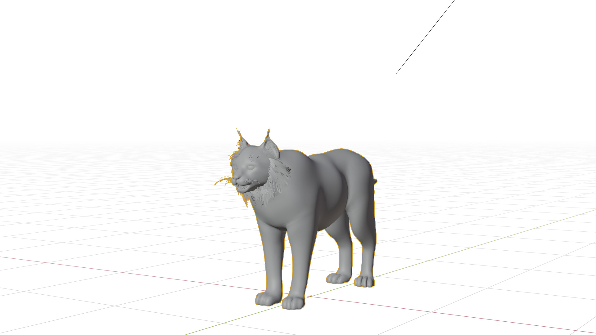Canadian Lynx 3D model_5