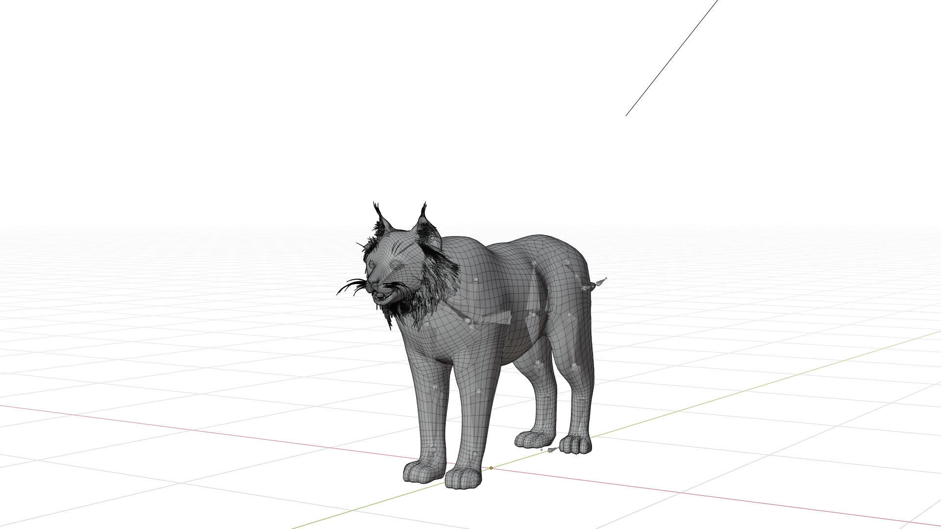 Canadian Lynx 3D model_9