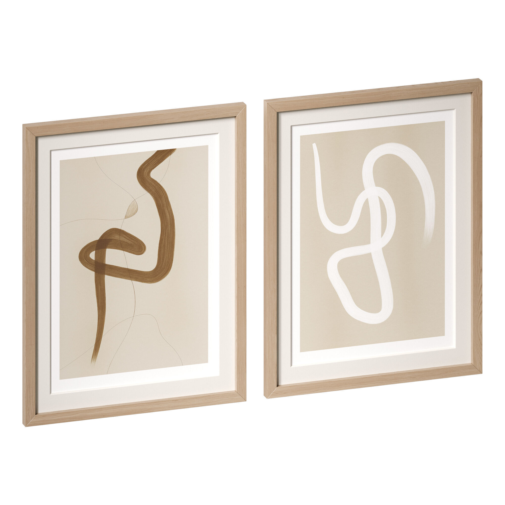 Wall Art Painting 003 3D model_3