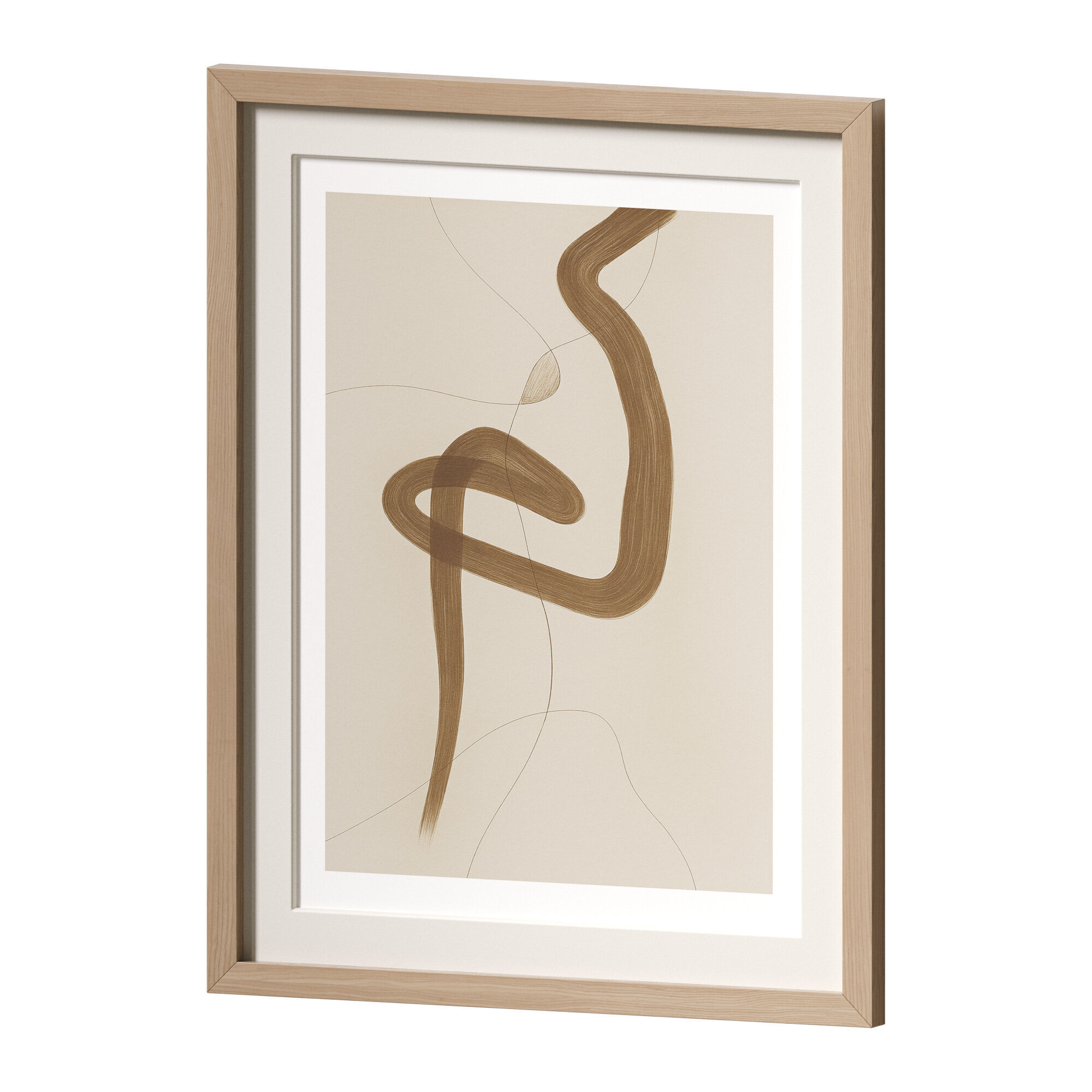 Wall Art Painting 003 3D model_4