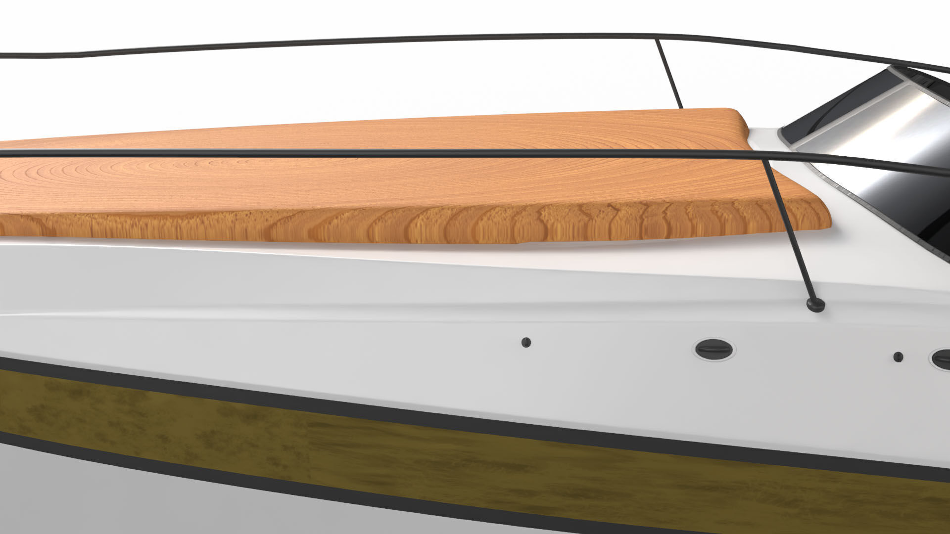 Modern Yacht 3D model_6