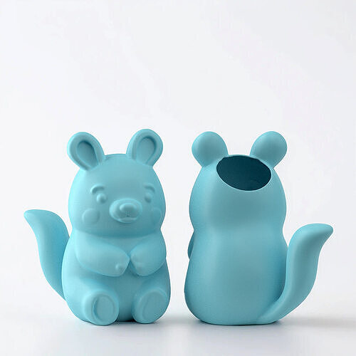 Cute Animal Penholder 3D print model