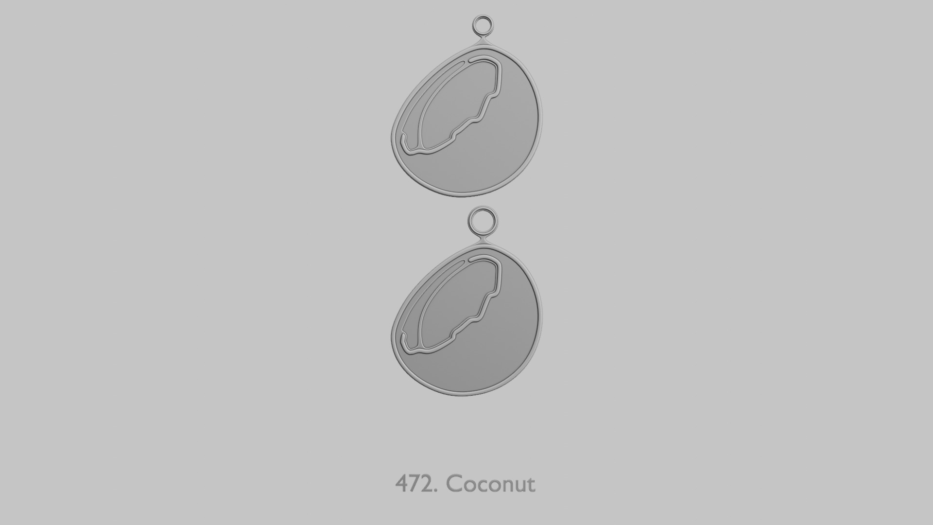 Food and Drinks Pendants Megapack 3D print model_24