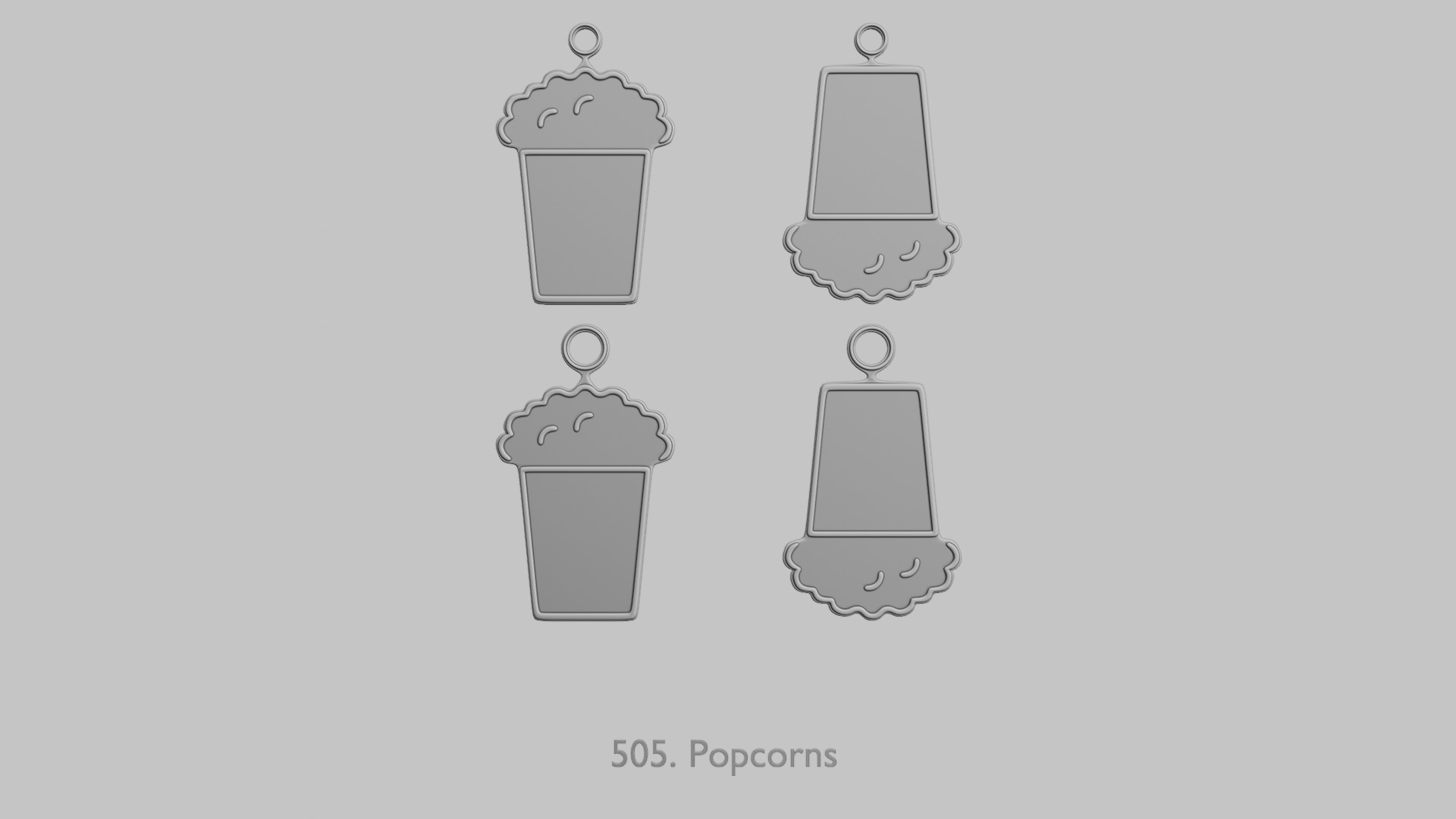 Food and Drinks Pendants Megapack 3D print model_52