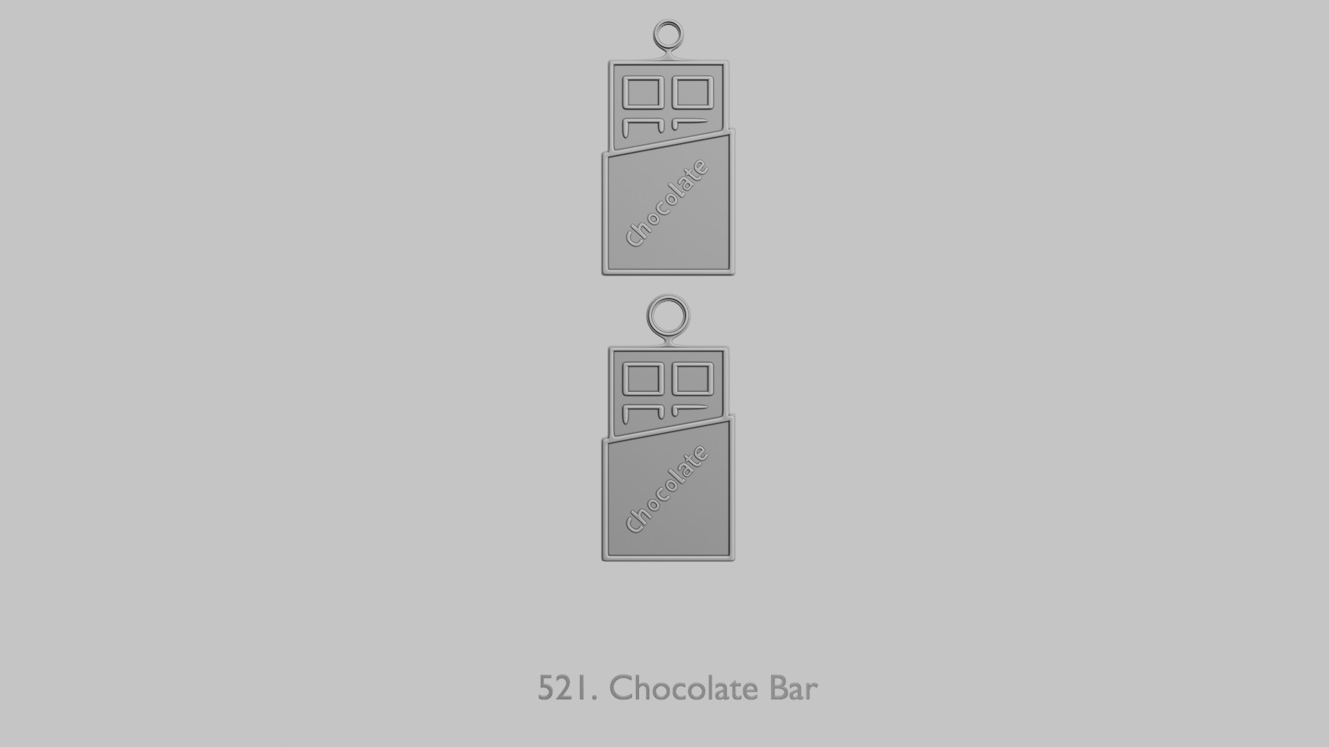 Food and Drinks Pendants Megapack 3D print model_61