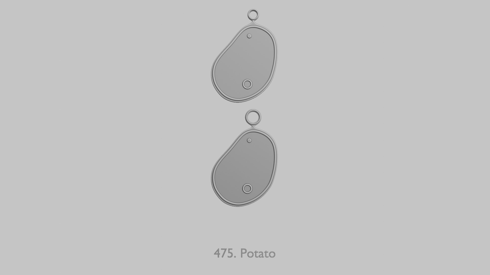 Food and Drinks Pendants Megapack 3D print model_37