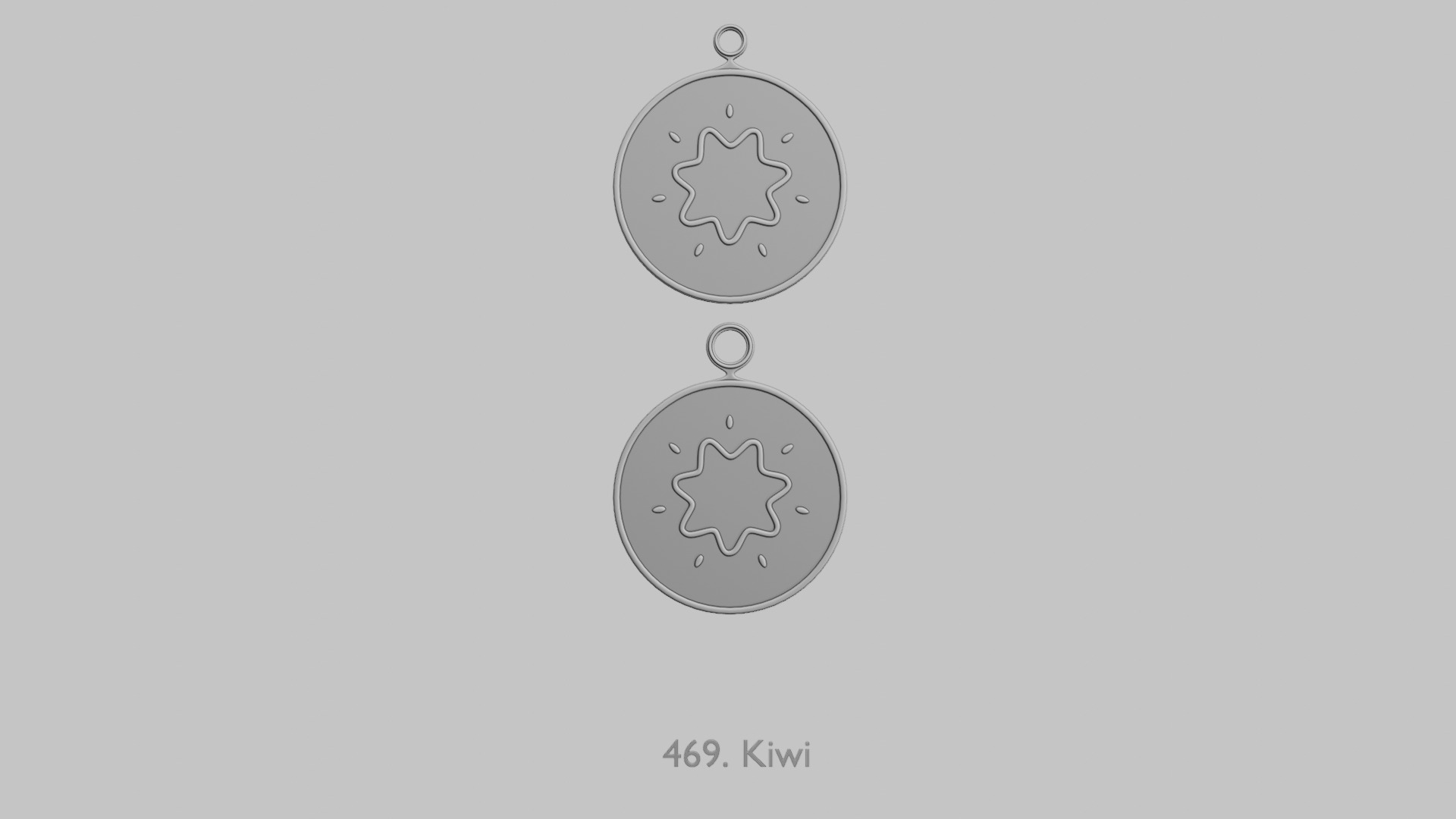 Food and Drinks Pendants Megapack 3D print model_21