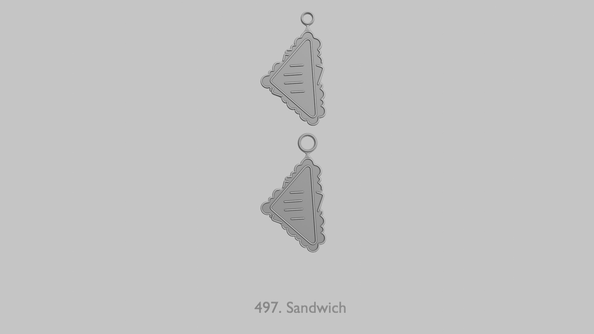 Food and Drinks Pendants Megapack 3D print model_49