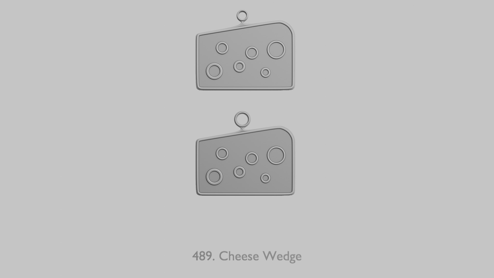 Food and Drinks Pendants Megapack 3D print model_39