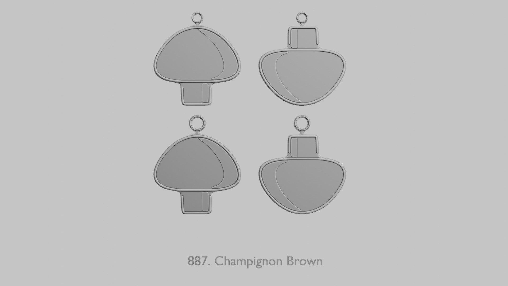 Food and Drinks Pendants Megapack 3D print model_90
