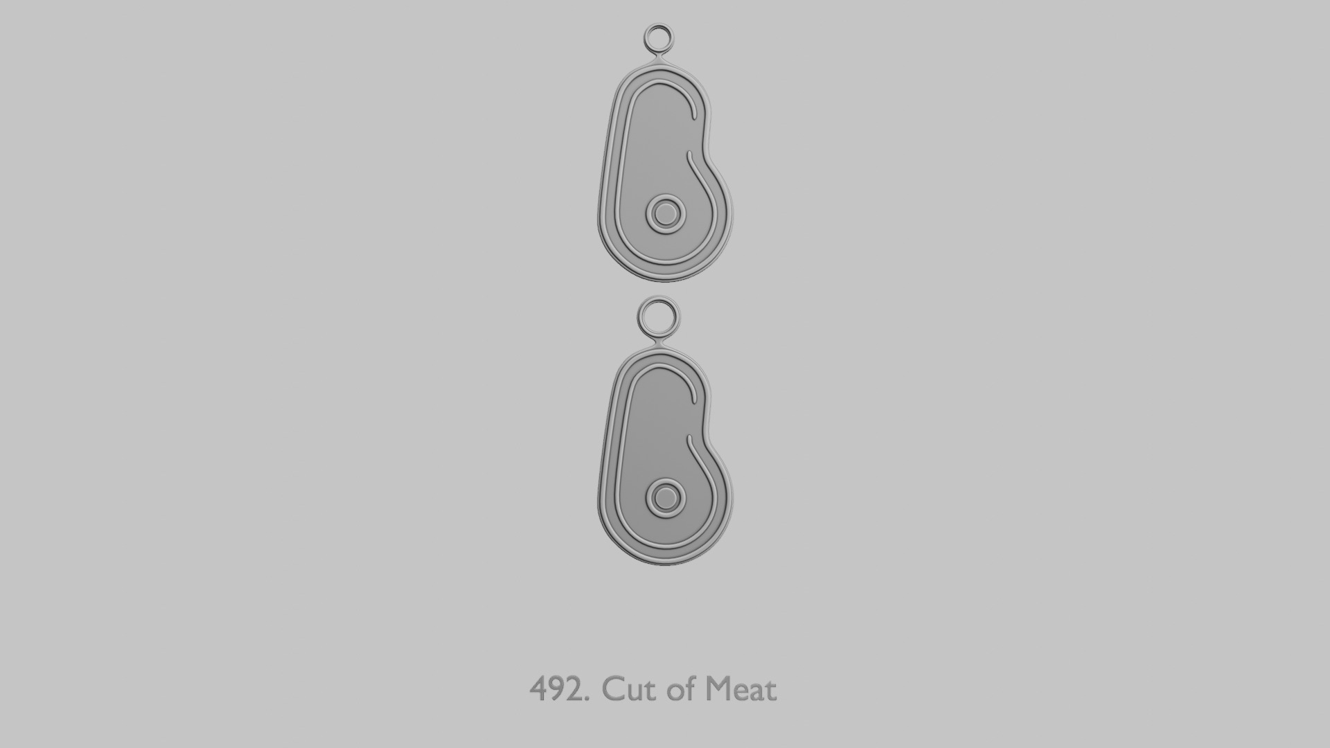 Food and Drinks Pendants Megapack 3D print model_43