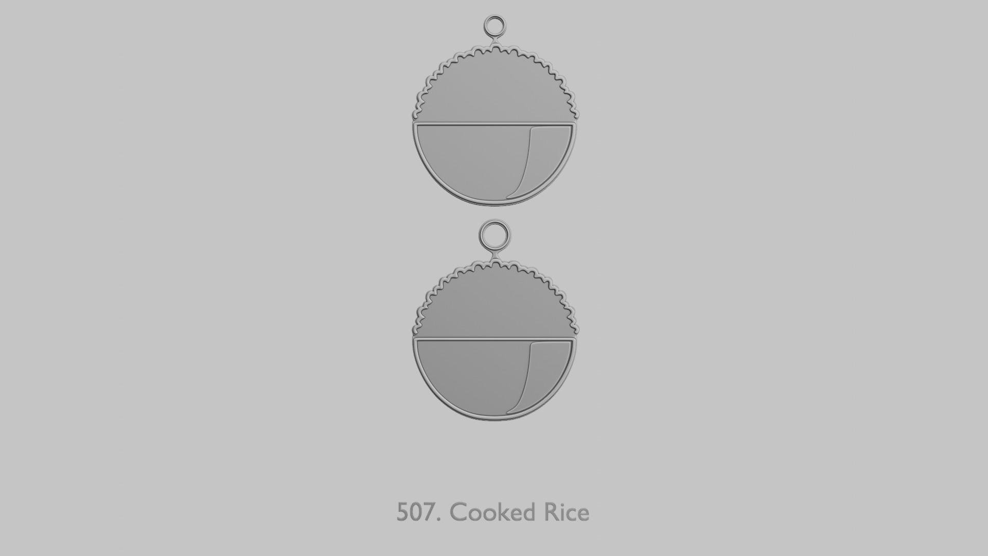 Food and Drinks Pendants Megapack 3D print model_54
