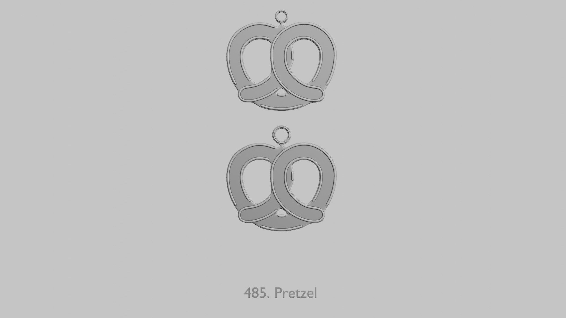 Food and Drinks Pendants Megapack 3D print model_32