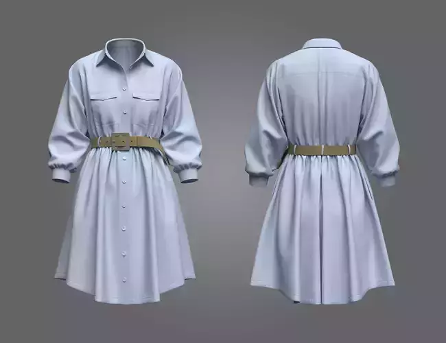 Female Shirt Dress 4