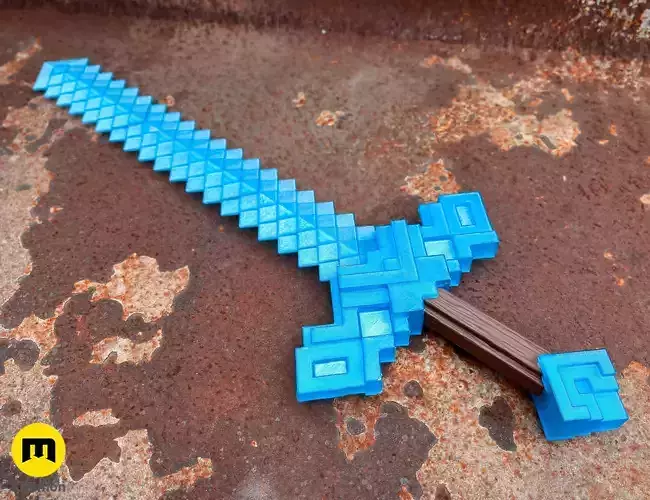 Minecraft Movie Sword 3D print model