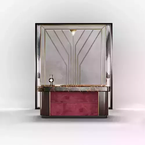 Art Deco Reception Desk 3D model