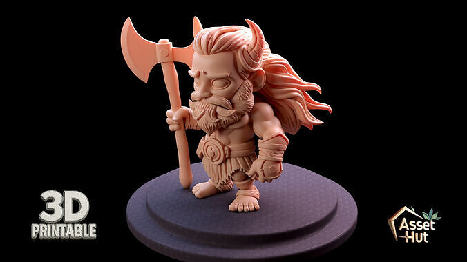 Viking Warrior 3D print model