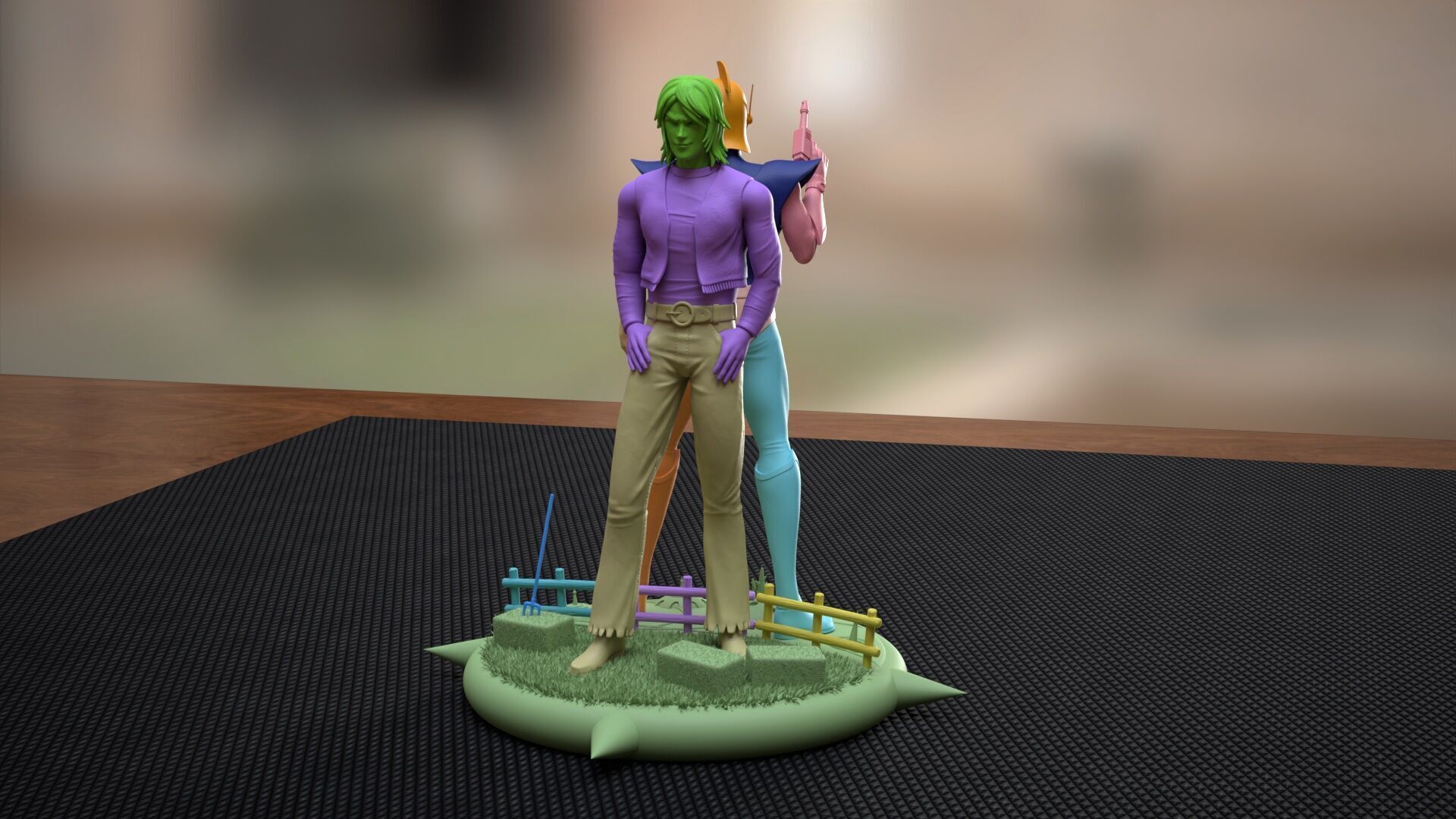 Duke Fleed and Actarus 3D print model_11