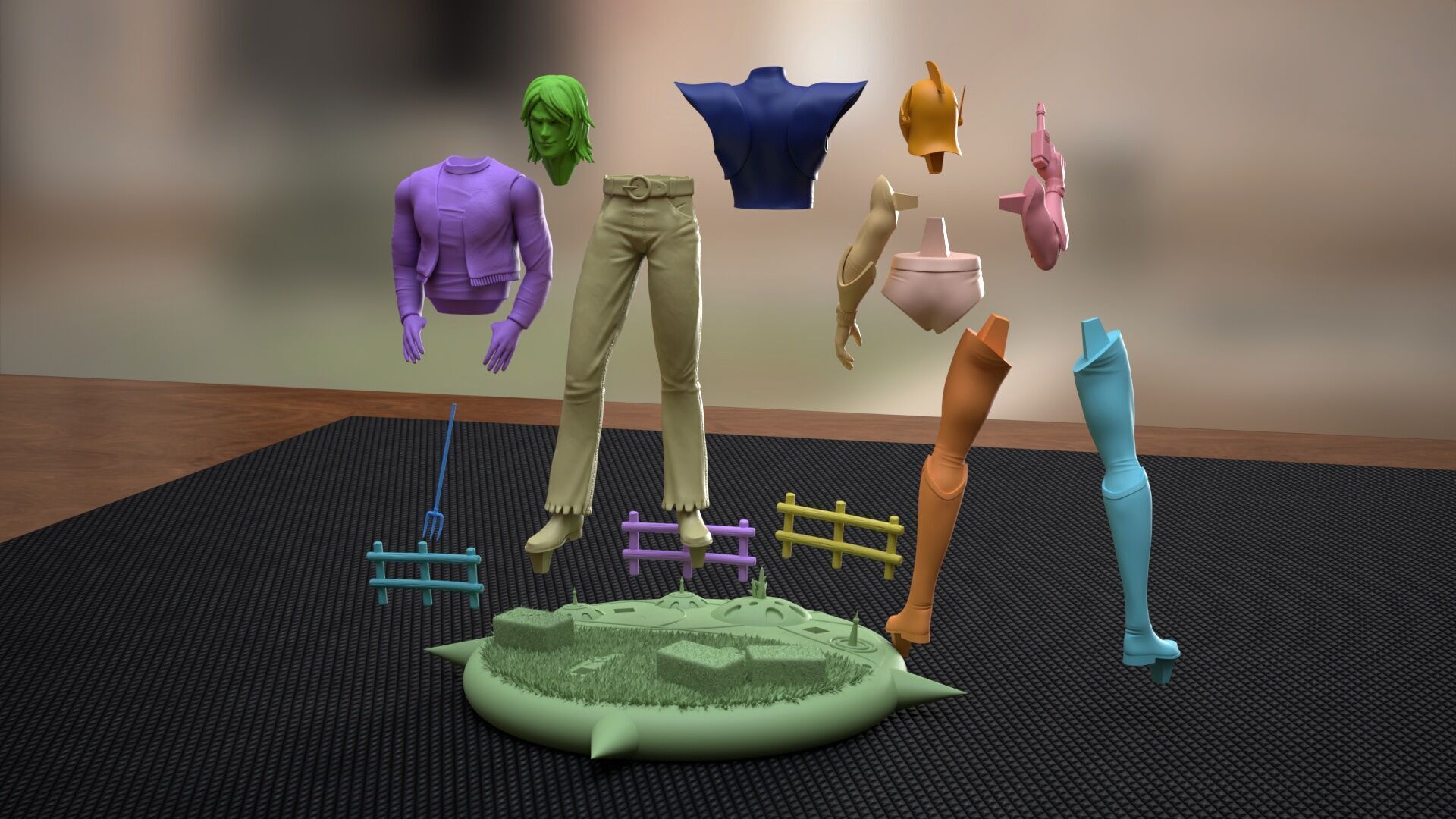 Duke Fleed and Actarus 3D print model_12