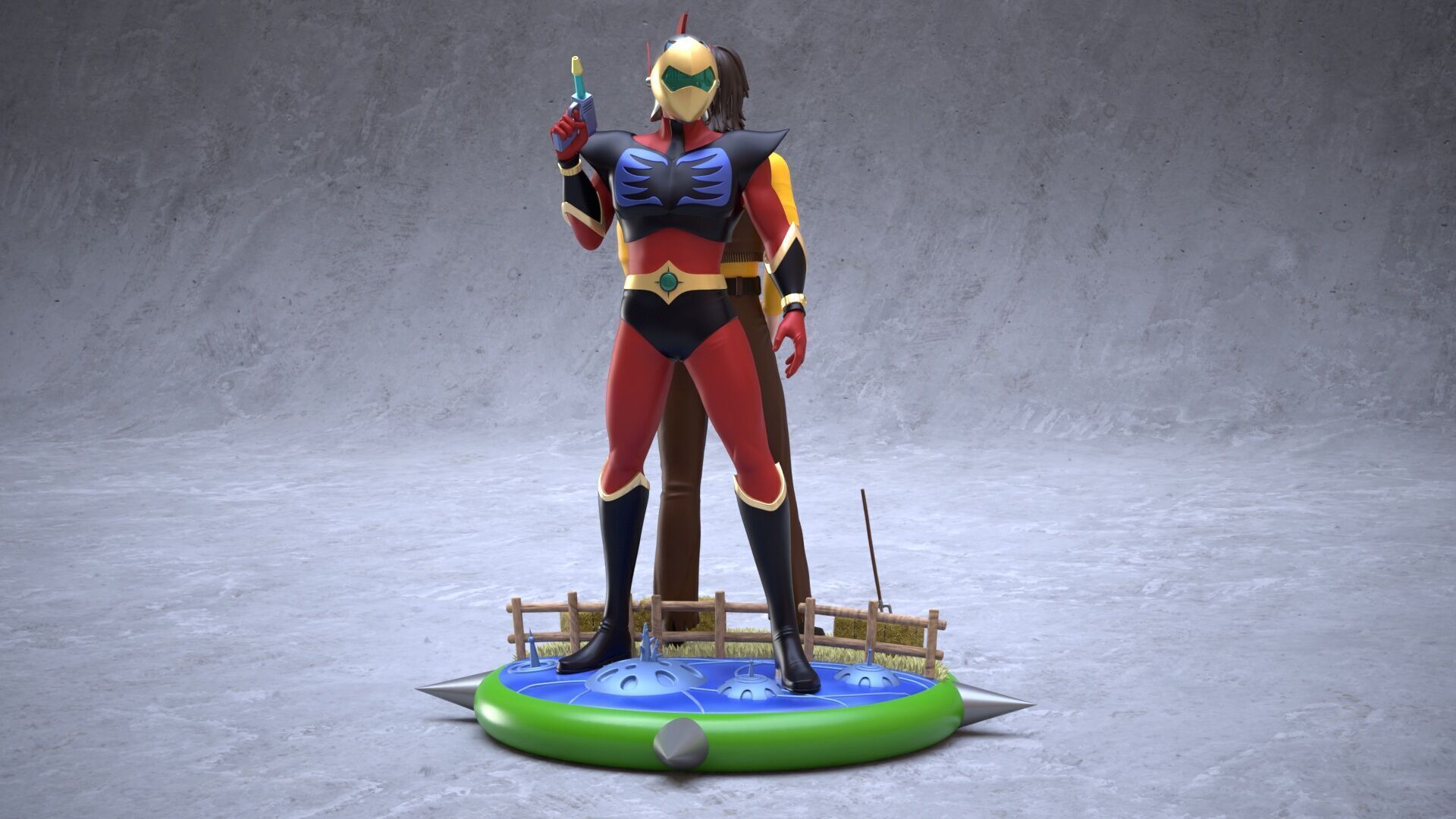 Duke Fleed and Actarus 3D print model_1