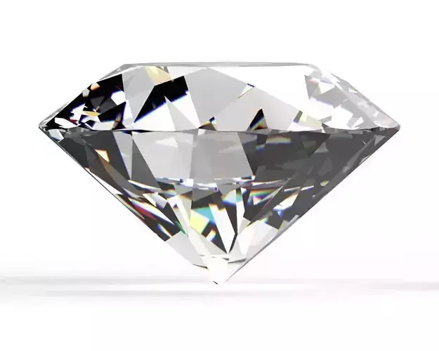 Round Diamond Brilliant Perfect Cut  3D print model