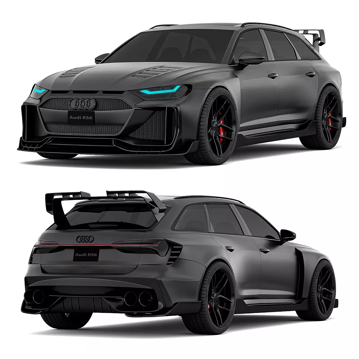 Audi RS6 Starwars Hycade 3D model_0