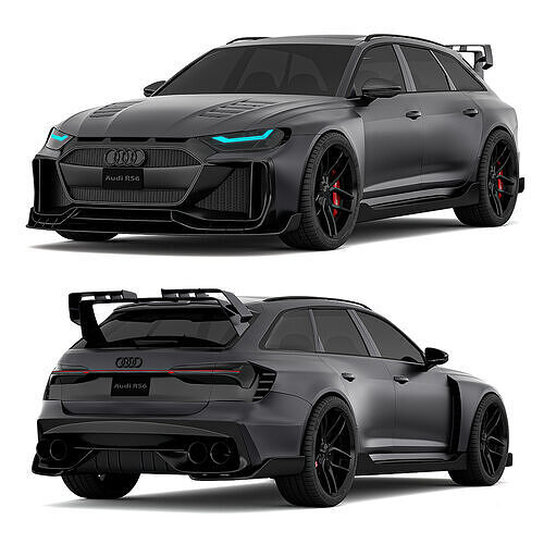 Audi RS6 Starwars Hycade 3D model