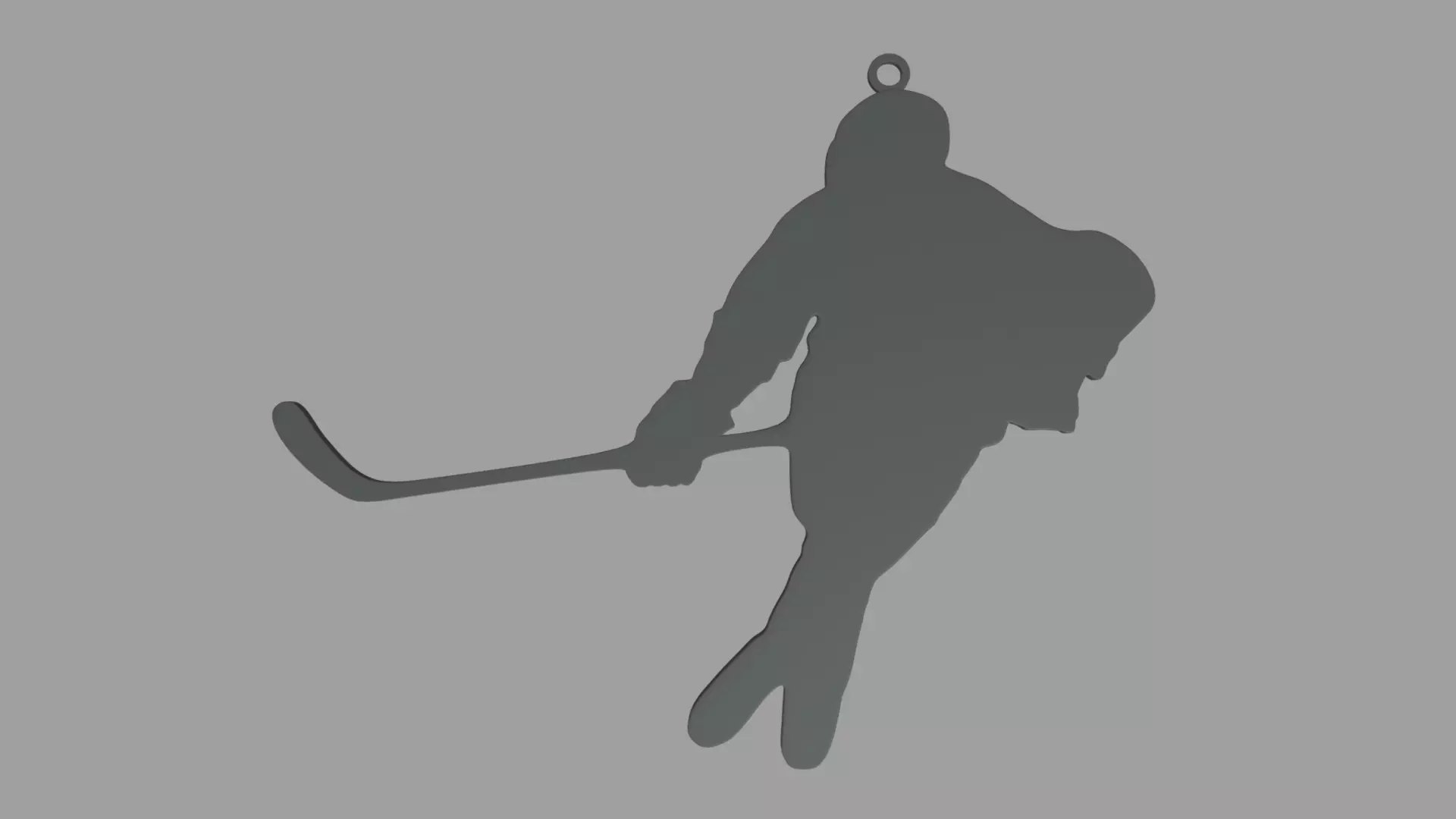 Hockey Key Ring Chain 03 3D print model