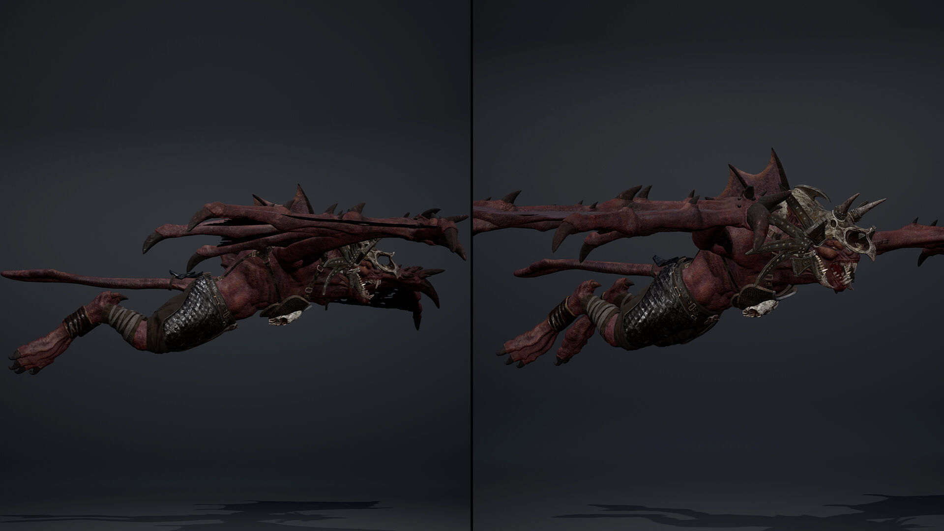 Ember Mage Wing2 Low-poly 3D model_13