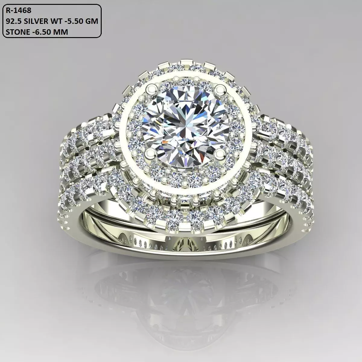 Solitaire Ring 3D print model_0