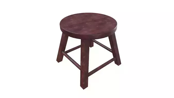 Wooden stool