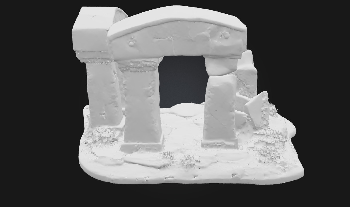 Ancient Ruins Diorama Echoes of a Lost Civilization 3D model_9