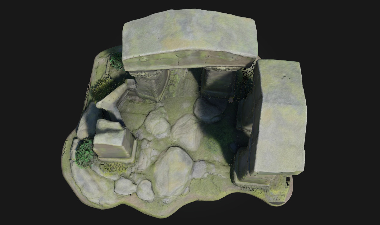 Ancient Ruins Diorama Echoes of a Lost Civilization 3D model_4