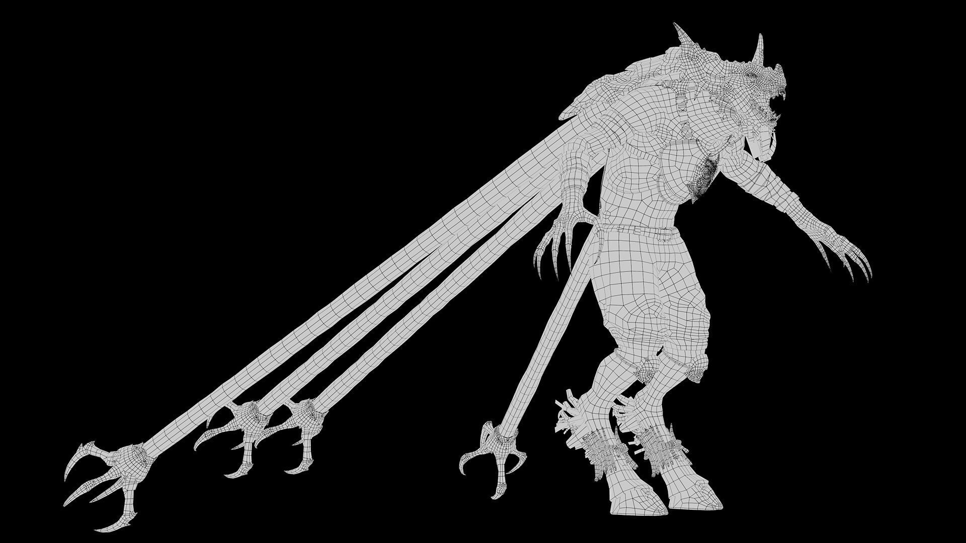 Ember Mage Tentacle Low-poly 3D model_25