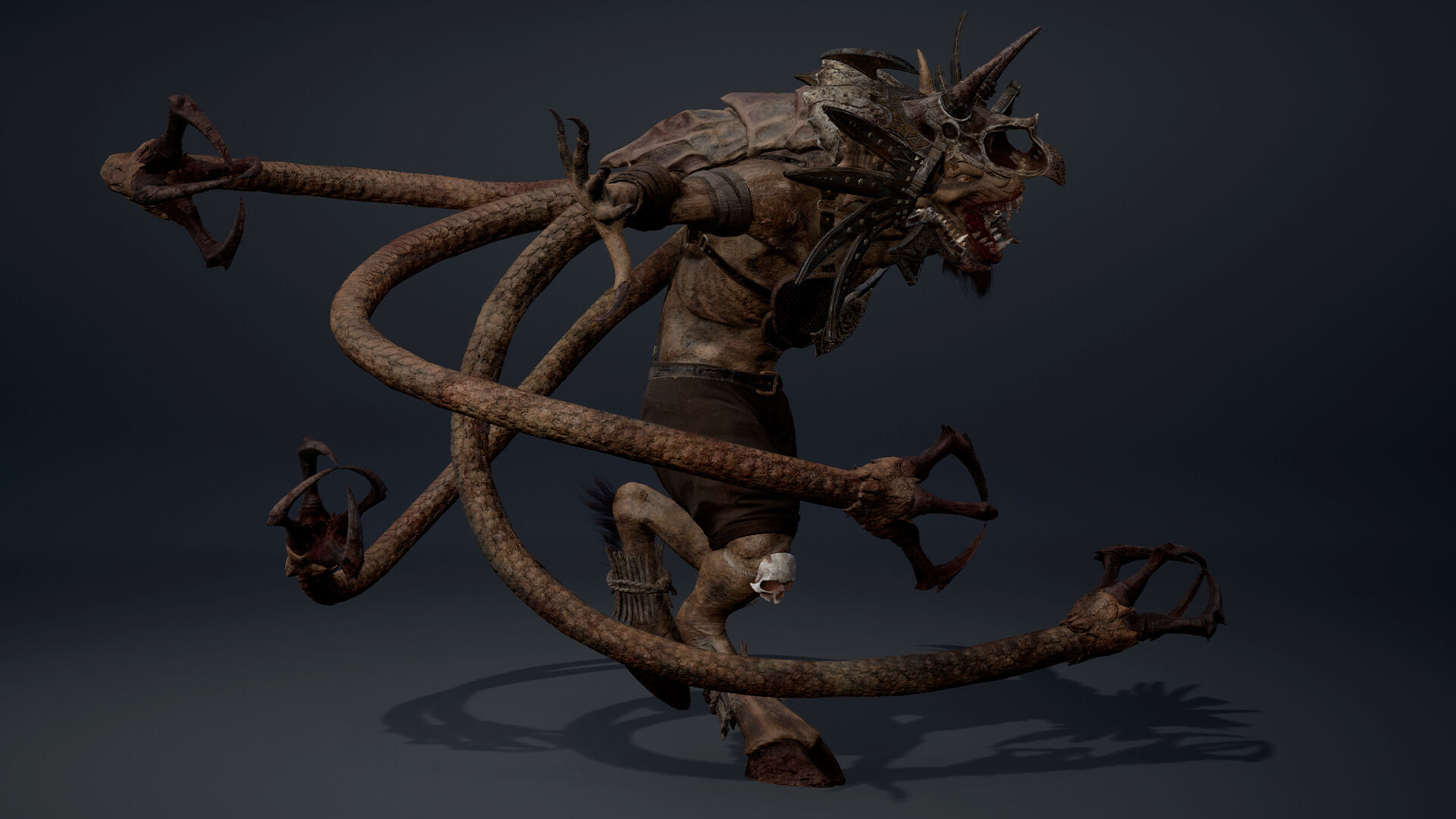 Ember Mage Tentacle Low-poly 3D model_10